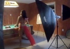 Red Bikini Behind the Scenes Photoshoot