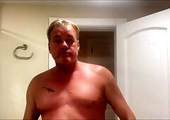 Gay cum eating, big load, gay cock worship