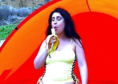 Beautiful brunette in sexy solo fingering masturbation 1 wmv