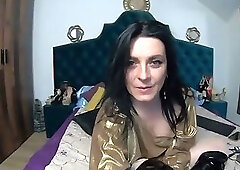 Sexy boots, Shiny clothing and ass twerking- great orgasm-control with my special toy ep 242- previe
