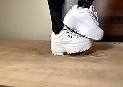 MeanGirlsAustria Crushes Big Cock in BDSM Foot Domination