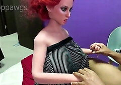 Uber-cute boobies on fuck-a-thon nymph fellatio automatic function test
