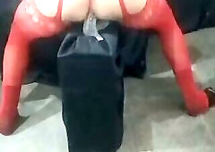 Crossdresser Fucking Big Dildo video 01