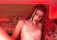 O white outfit toy cum