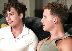 Blond Trans Guy Takes A Big Cumshot Inside