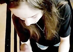 Lesbo bestfriend sucks the rent out my knob