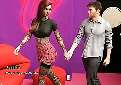 Temptation Are Everywhere - Gameplay - Roleplay - Stripper Girlfriend Nearly Caught by Her Boyfriend