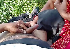 Deep throat, outdoor sex