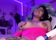 Beautiful Sonya having a horny solo toy masturbation
