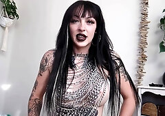 Goth GF pegs you CEI
