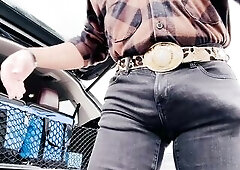 Knobs In The Wild FULL COMPILATION – Large Ramrod Cowboy Public Exhibitionist Teases GIANT Bulge in Taut Jeans (Over 1 Hour POV)