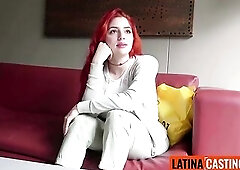 That cute face on this LARGE BAZOOKAS amateur LATIN CHICK GINGER IG model hid how COARSE this babe wanted it