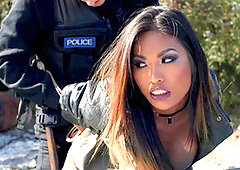 Milf policewomen suck fuck criminal with image