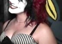 After getting stranded at an without the way motel, a stud attempts to cover up the clown statues that have been watching him in his room all night. T
