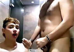 Gay twink, condom, femboy fucked