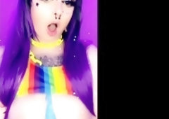 Hot teen girls in lingerie masturbate with sex toy