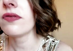 Ivy Wilder lounges with dazzling 1920s glamour, her sultry gaze fixed on u as this babe indulges in unfathomable, bubbly burps crafted just for your e