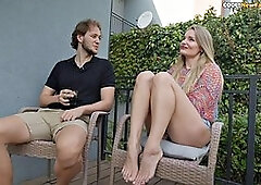 Fibi Euros Big-Cock Cheating Romp with Denis Marti: Young Wife Takes Intense Creamp