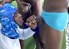 Young homosexuals having sex