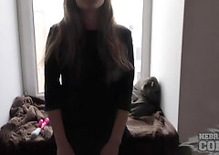 Blonde Sarahs Debut Dildo Masturbation and POV Fingering
