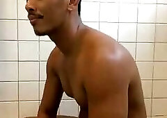Asian solo athletic sexy guy jerk off cumshot captured on cam4