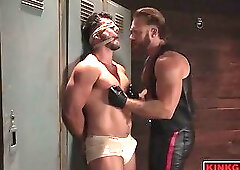 Teddy Bound and Suspended Flogged, Hammered and Fucked by Brogan