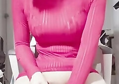 Asian pink top cum