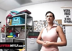When an unassuming mother i'd like to fuck, Penny Barber, is brought in as a potential shoplifter, loss prevention officer Tommy Gunn looks her o