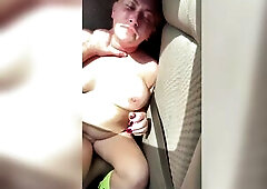Real movie scene of a streetwalker with massive ideal titties getting screwed bareback in public & taking a load of cum on her bazookas