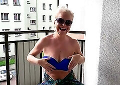 A Little Exhibitionism On The Balcony