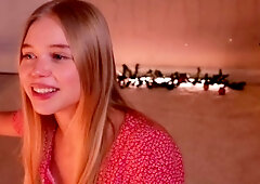 Amateur Blonde Teen Plays Solo with Toy Webcam Porn