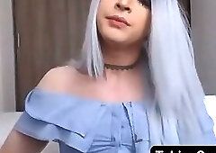 huge tits trans got a mouthful of thick hard cock 989