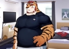Gay game, unshaved, asian
