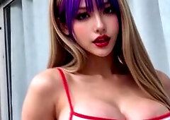 TsLilac Body Tease In Her Two Piece