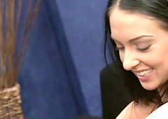 Stephanie Cane and T.J. Cummings Brunette Beauties Masturbate Before Fucking