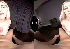 First Denied And then Pushed To Orgasm by Lilly Bella - Virtual Reality Blowjob and Edging