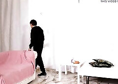 A lonely stud, far from his wife, that guy projects his wishes and his loneliness onto the figure of a maid, confusing reality and imagination to crea