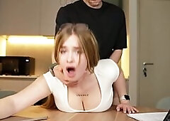 Large Tit Secretary Failed at Her Job...