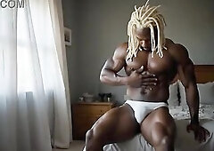 The Blonde Bodybuilder Extended AI Generated Clip