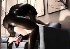 CG blond anal screwed previous to marriage by a ebony ramrod