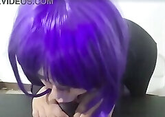 Cute Trans Fellatio Ugly and Cringe Faces after Blowjob to BBC