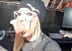 Throatfuck, enjoy it, shemale chastity