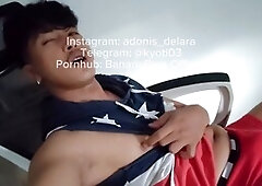 Draining, gay masturbation, jerk off