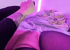 A little sexually excited teaser! See me as I touch myself in my nylon bodysuit and hopefully make u slutty for greater amount. U can too watch me in 