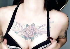 Body worship. This day u're favourable sufficiently to worship Bitch goddess Nika’s body—her tattooed, corseted melons and her divine booty.
