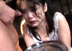 Asian girl blowjob fingered and titty fucked