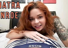 Coarse mouth banging with a marvelous redhead playgirl Sinatra Monroe