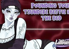 [F4M] Teased by your tomboy bestie until u pound her cunt! [rp] [asmr] [erotic audio]