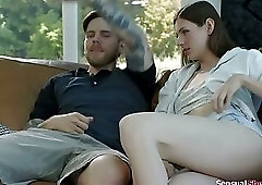 I cant help fucking my stepbros tgirl gf