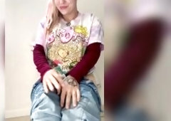 Squat Piddle Over WC by mother I'd like to fuck